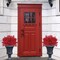 Red Fake Flowers Artificial Flowers, 5Pcs Real Touch Silk Flowers Faux Flowers for Decorations, Babys Breath Artificial Flowers Bulk for Spring Decor Floral Arrangement